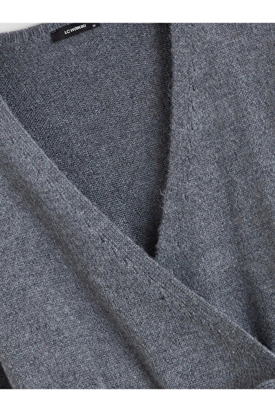 LC Waikiki Double Breasted Collar Women's Knitwear Sweater