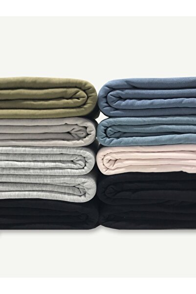 Yiğit Kumaş 3 Yarn Combing Cotton Fabric Set, 10 Pieces with Lengths Ranging from 80-95 cm