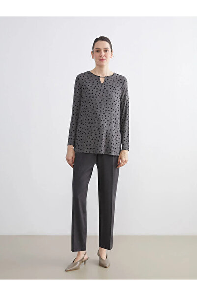 LC Waikiki Plus Size Elastic Waist Women's Trousers