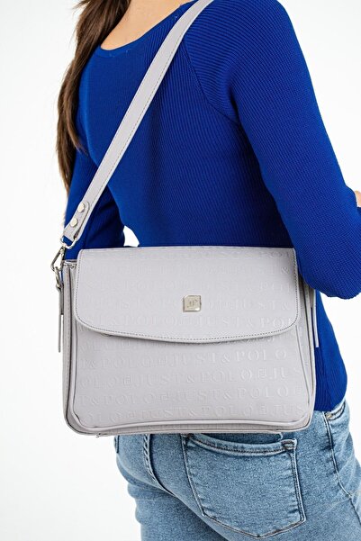 JP POLO Women's Original Just Polo Adjustable Strap Luxury Hand and Shoulder Bag Shoulder Bag Size: 29 X 19 cm