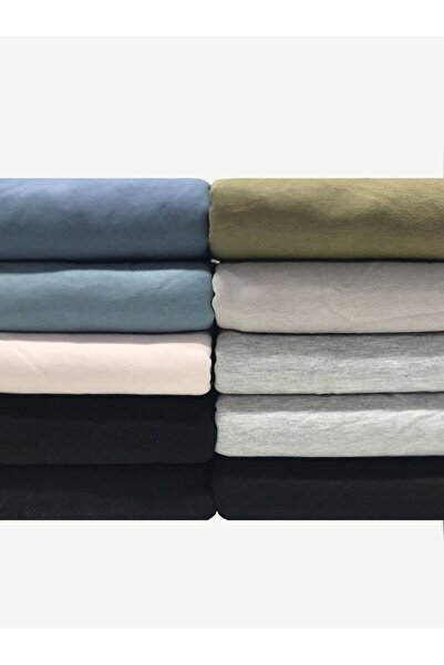 Yiğit Kumaş 3 Yarn Combing Cotton Fabric Set, 10 Pieces with Lengths Ranging from 80-95 cm