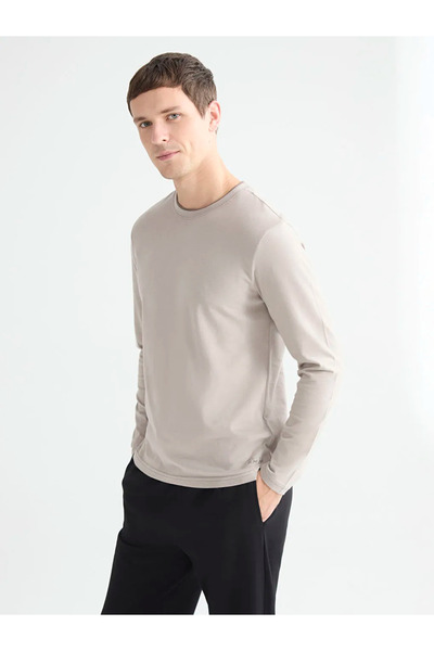 LC Waikiki Ανδρικές πιτζάμες με μακρυμάνικη λαιμόκοψη