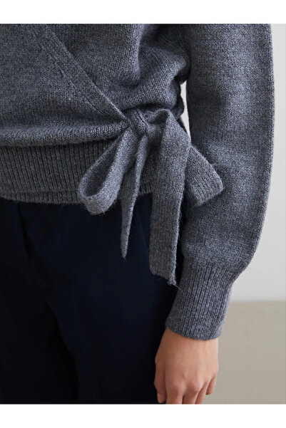 LC Waikiki Double Breasted Collar Women's Knitwear Sweater