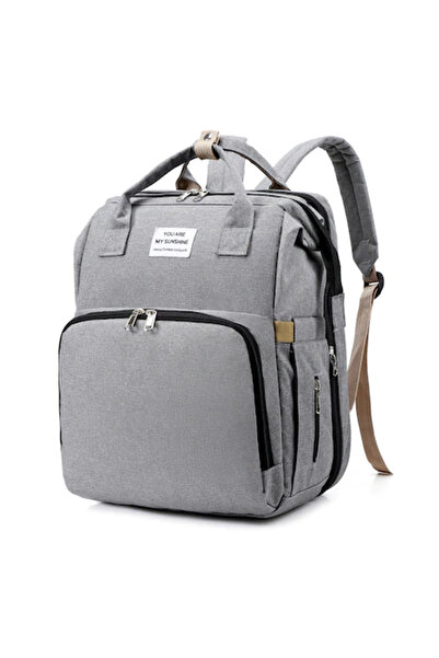 OEM Backpack for Mothers, Babies and Children, Multifunctional, Expandable Crib, Waterproof, Snap-on