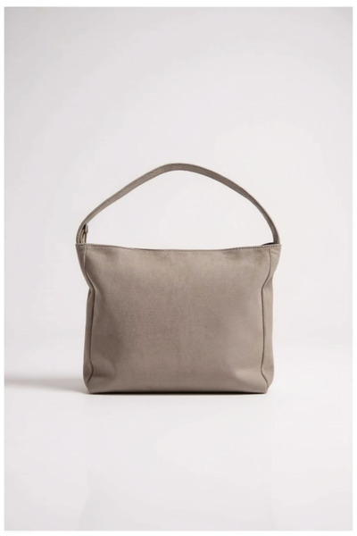 Zuna Studio حقيبة كتف نسائية كاجوال من جلد المنك لولا