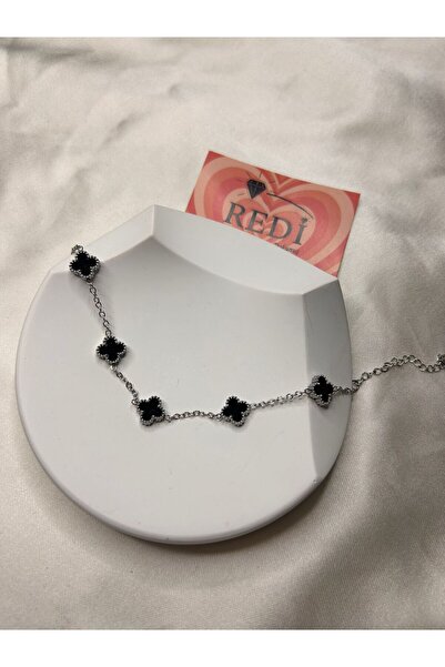 ReDi Jewellery Altın Kaplama Van Cleef Siyah Bileklik