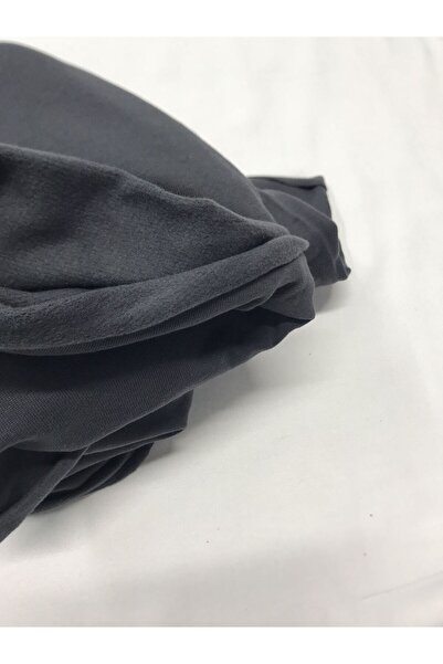 Yiğit Kumaş Az Fleece-Lined 3 Thread Fabric, Piece 100X200 cm Smoked Color