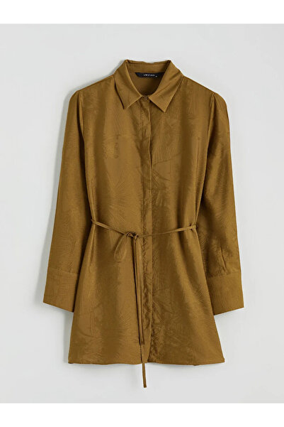 LC Waikiki Kendinden Desenli Kadın Gömlek Tunik