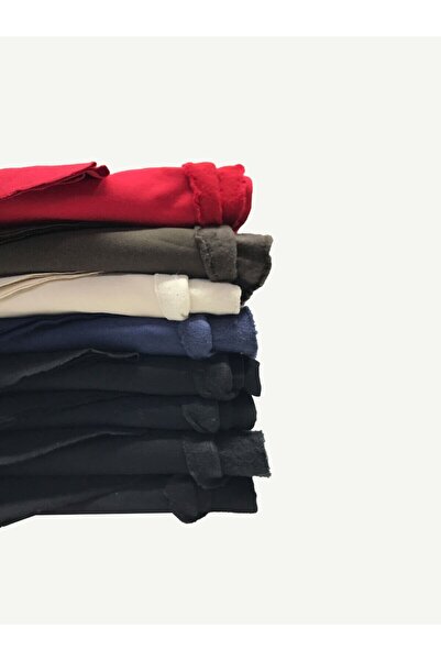 Yiğit Kumaş Ribbed Raster 3 Yarn Fabric Set, Lengths from 80-95 cm 8 Pcs