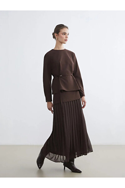 LC Waikiki Pleated Skirt with Elastic Waist