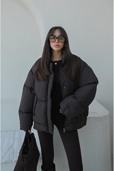 Havoş Brown Puffer Coat