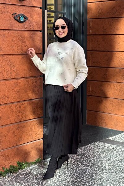 FUAT GÜRSEN FUAT GÜRŞEN Tunik 25K-4355 Ekru