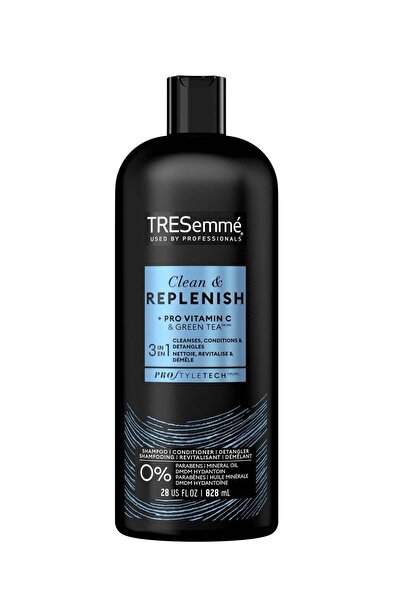 NONAMEE TRESemmé Clean and Replenish 3-IN-1 Shampoo Conditioner Detangler 828ml
