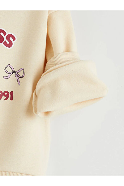 LC Waikiki Bicycle collar girl's thick sweatshirt 2-piece