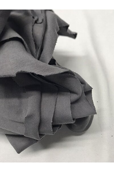 Yiğit Kumaş Tok Single Jersey Fabric, Piece 85X200 cm Gray Color