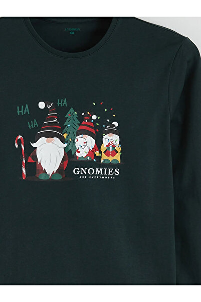 LC Waikiki Yılbaşı Temalı Erkek Pijama Takımı