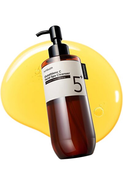 MQ منظف الوجه نمبوزين سبا رقم 5+ جلوتاثيون سي - مزيل مكياج، فيتامين سي ونياسيناميد، 6.7 أونصة سائلة