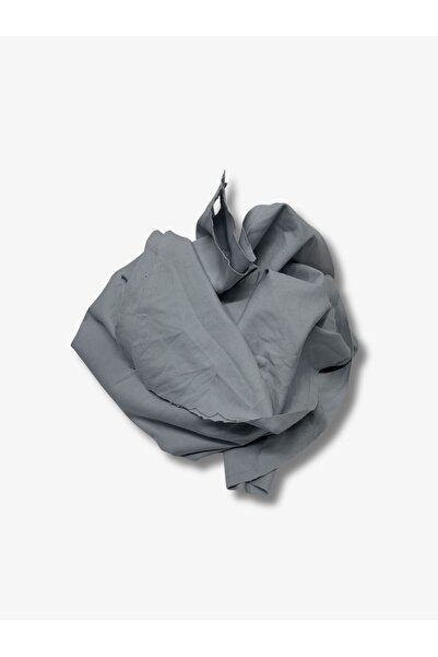 Yiğit Kumaş Sports Team Draped Polyester Combed Flexible Fabric, Piece 75X150 cm Gray Color
