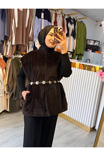 belemirmoda Taşlı yelek