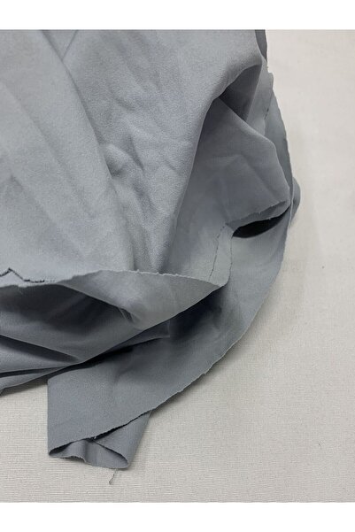 Yiğit Kumaş Sports Team Draped Polyester Combed Flexible Fabric, Piece 75X150 cm Gray Color