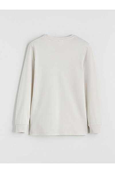 LC Waikiki LCW Kids Bisiklet Yaka Ayı Teddy Baskılı Erkek Çocuk Pijama Takımı