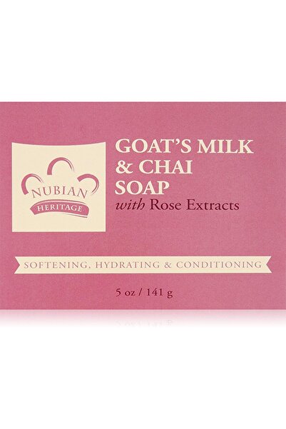 NONAMEE Nubian Heritage Goat's Milk & Tea Soap, 5 oz