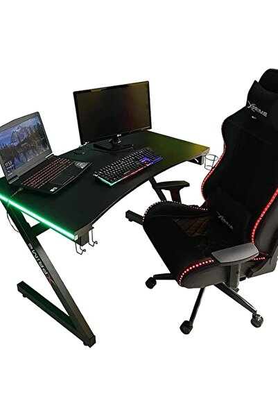 Genel Markalar Markus RGB Ledli Oyuncu Masası 140 CM
