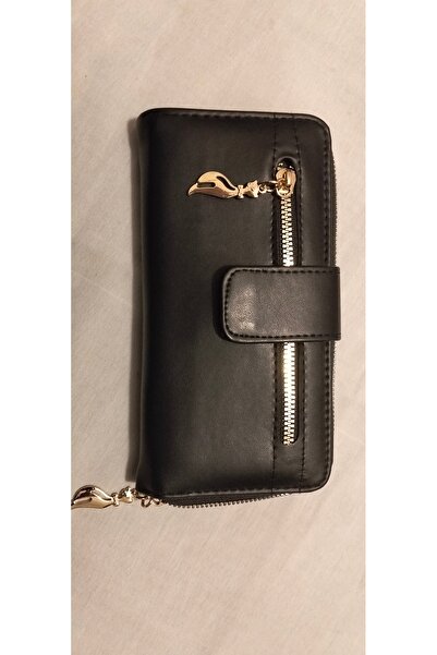 DAVID POLO kedi fermuarlí cüzdan