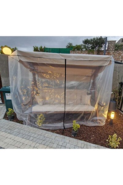 DÜŞLER EV TEKSTİLİ 200x200 Salıncak Koruma Örtüsü Şeffaf