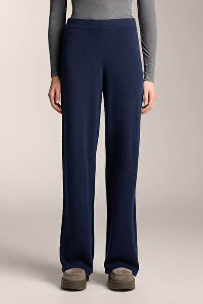 Oysho Düz kesim %100 kaşmir pantolon