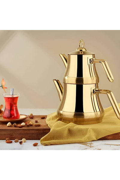 MHT Gold Çaydanlık Takımı Mutfaktaki Ayrıcalık ve Göz Alıcı Tasarım