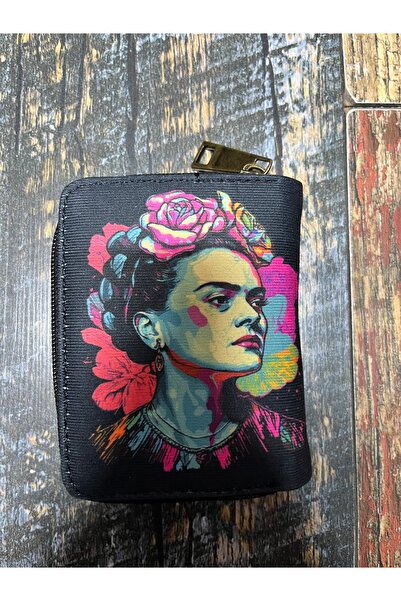 Street Bag Frida Ethnic Authentic Patterned Wallet with Card Holder and Coin Compartment