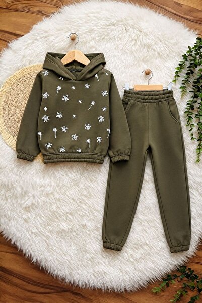 KOKOŞ BEBEK Flower Detailed Girl's Suit - Age 6/9 - 31552