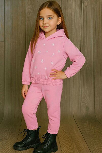 KOKOŞ BEBEK Flower Detailed Girl's Suit - Age 6/9 - 31552