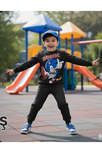 KOKOŞ BEBEK Sonic Fleece-Lined Boy's Suit - 3/9 Years Old - 31553