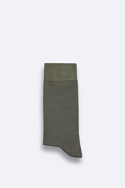 Avva Men's Khaki Bamboo Socks B008505