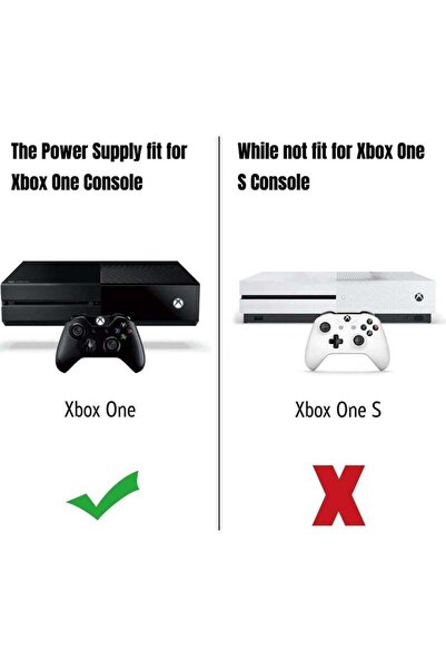 Generic Xbox One Power Supply Brick AC Adapter 100-240V Compatible with Microsoft Xbox One
