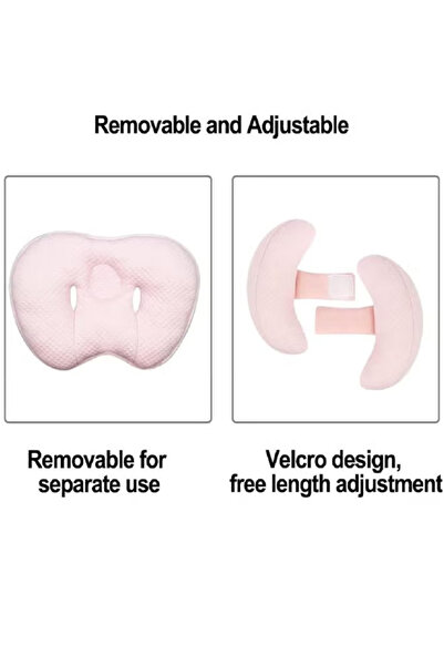 Generic Baby Neck Pillow - Toddler Car Headrest - Adjustable Toddler Neck Support, Car Seat Travel Pillow