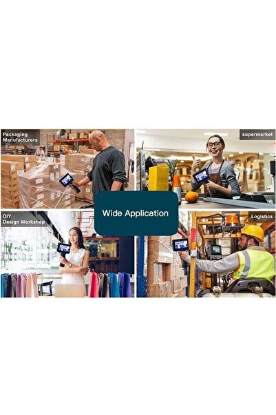 Generic 12.7mm Expiry Date Handheld Inkjet Printer - 4.3 Inch Touch Screen, 28 Languages