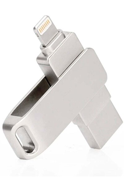 Generic 256GB 3-in-1 USB 3.1 Metal Swivel Flash Drive (USB-A, Lightning, Micro USB)