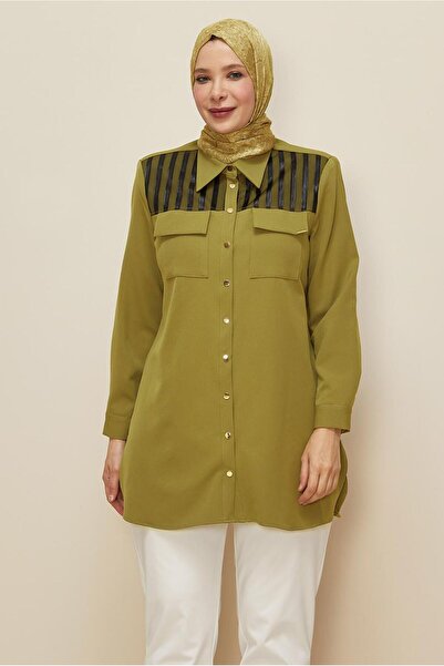 Alvina Shirt Collar Tunic 20862