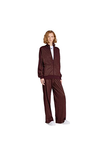 adidas Women's Burgundy Jacket Lurex Fb Tt Ks7788
