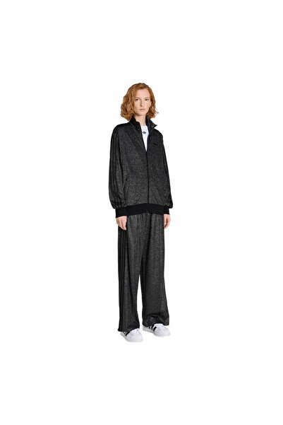 adidas Women's Black Jacket Lurex Fb Tt Ks7789