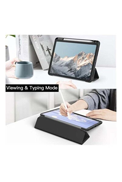 Generic iPad Air Case 11-Inch (M2/2024) & iPad Air 5/4 (10.9") - Pencil Holder, Trifold Stand, Auto