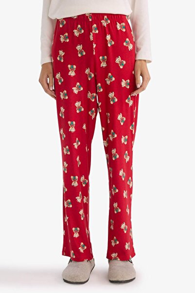 DeFacto New Year's Themed Regular Fit Long Sleeve Top Long Bottom-Fall in Love G0233Ax25Wn