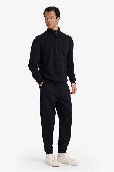 DeFacto Regular Fit 2-Piece Set Zippered Sweatshirt Sweatpants F9626Ax25Au