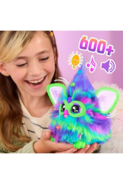 Hasbro Furby Galaxy Edition, Glow in the Dark, 15 Accessories, Interactive Plush Toy, Voice Activated