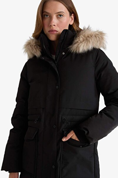 DeFacto Waterproof Relax Fit Hooded Parka F2880Ax25Wn