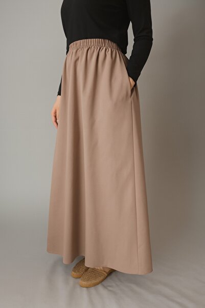 Gümüş Koleksiyon Gabardin etek