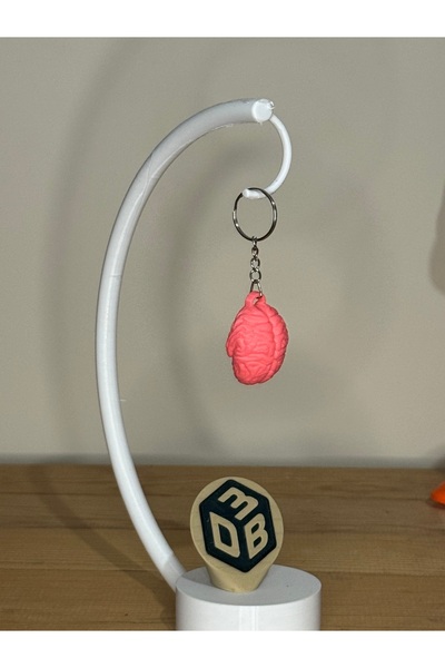 3DBALO سلسلة مفاتيح الدماغ - استخدمها! - سلسلة مفاتيح ممتعة على شكل دماغ